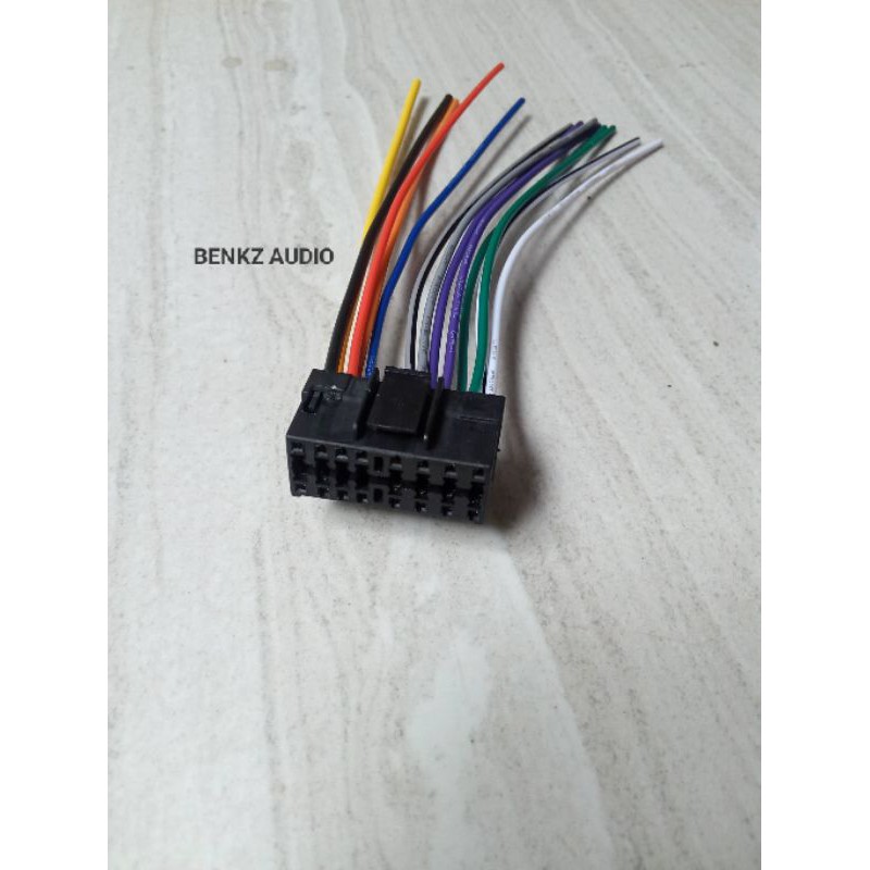 Soket head unit singledin Sony old