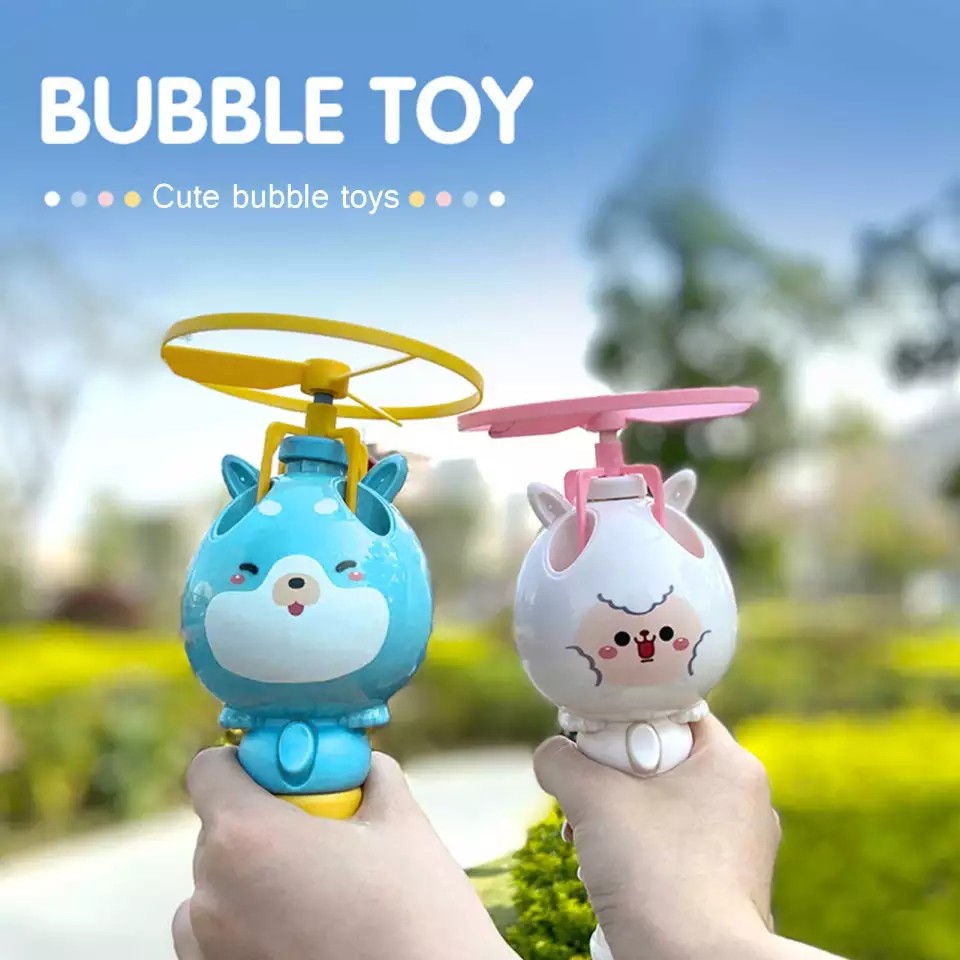 Mainan Gelembung Bubble Terbang Baling Baling Machine/Flying Bubble Toys / Mesin Gelembung Busa F543