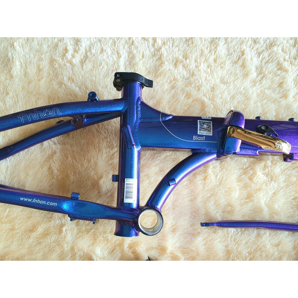 FRAME SET FNHON BLAST 20 INCH CHAMELEON Discbrake Plus Handlepost HP 31 35 40 cm telescopic Original Frame fork 22 inch