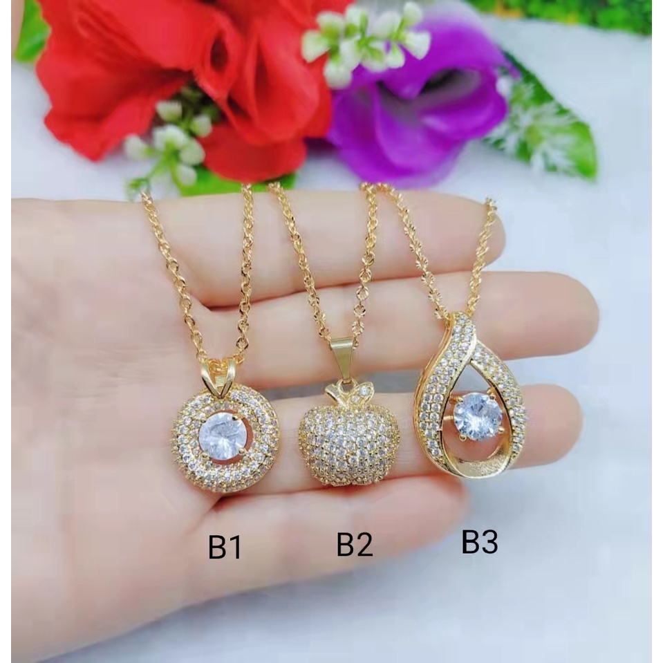 Kalung Xuping Permata Lapis Emas Perhiasan B1-B5