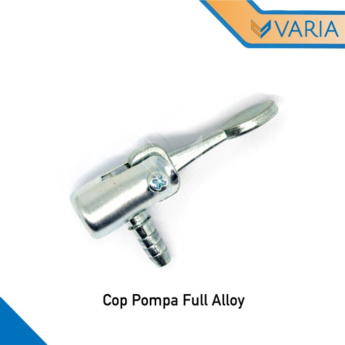 Cop Pompa Besi Full Alloy Nepel Pentil Schrader Ban Sepeda &amp; Motor