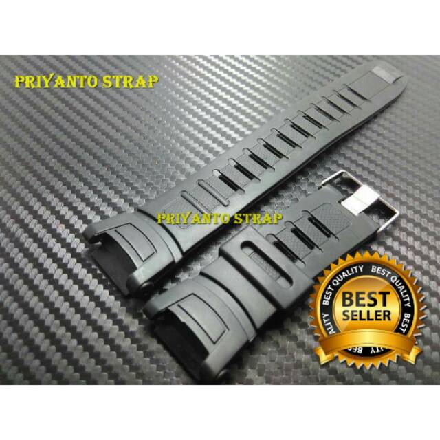 STRAP TALI JAM TANGAN CASIO PROTEK PRG - 130 PRW-1500 HITAM