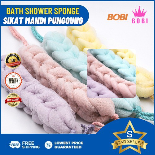 Spons Mandi - Shower Puff Bath Sponge - Panjang / tanpa plastik satuan