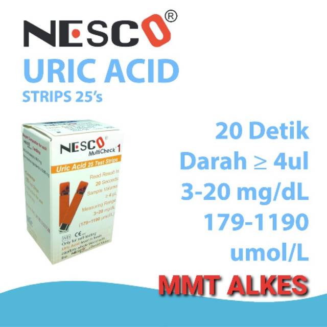 Strip Asam Urat Nesco  / uric acid nesco