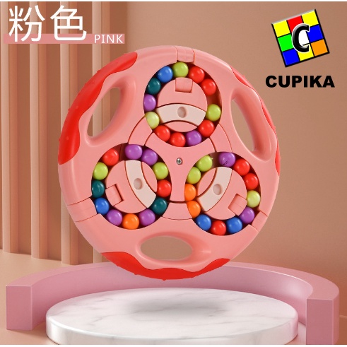 Rubik asah otak puzzle 3 bulat rotating magic toys Tiktok mainan anak beads