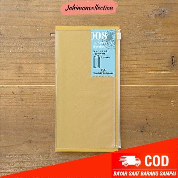 

✨ BISA COD ✨ Insert Midori Traveler's Notebook 008 - Zipper case regular