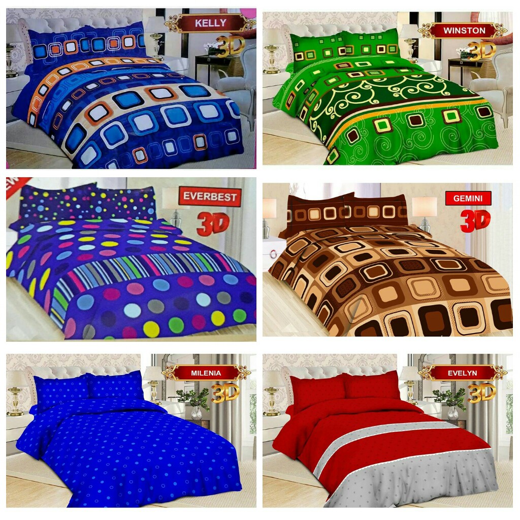 Raishacollection Sprei Rumbai Bonita ukuran 180 murah banyak motif