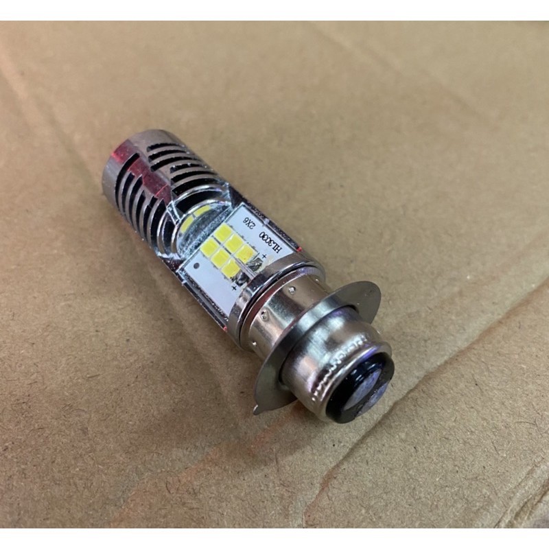 Lampu Led Depan Motor H6 AC/DC 12Volt Cree 12Led Super Terang