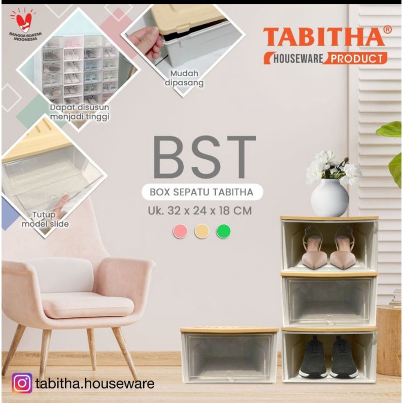 box sepatu sendal plastik tabitha