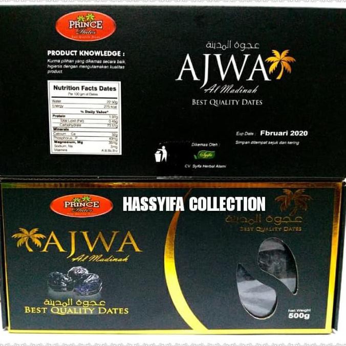 

Kurma Ajwa Kurma Ajwa Al-Madina Al-Mubaraka 500 gram