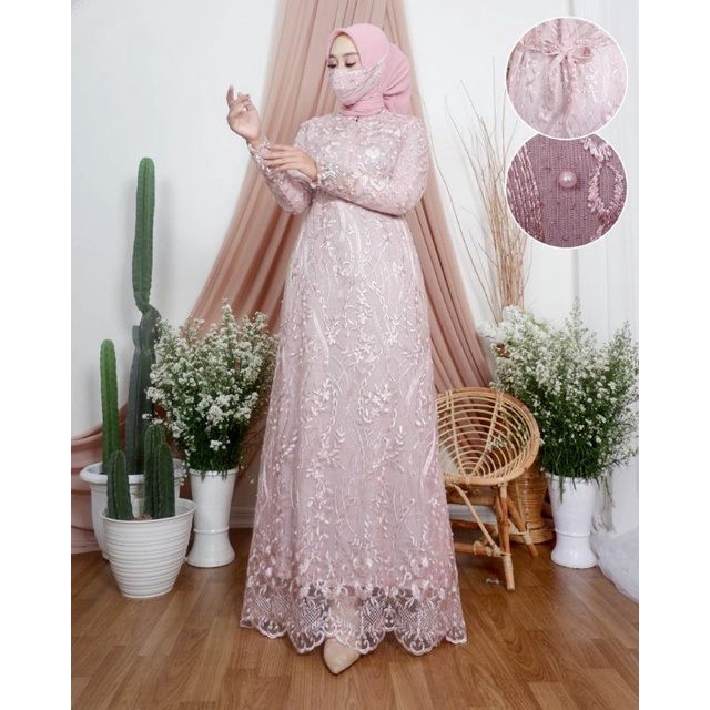 KEBAYA BUSUI//GAMIS KAIRA BRUKAT//GAMIS PESTA//KEBAYA BRUKAT//GAMIS BUSUI//KEBAYA MEWAH//BY NJ