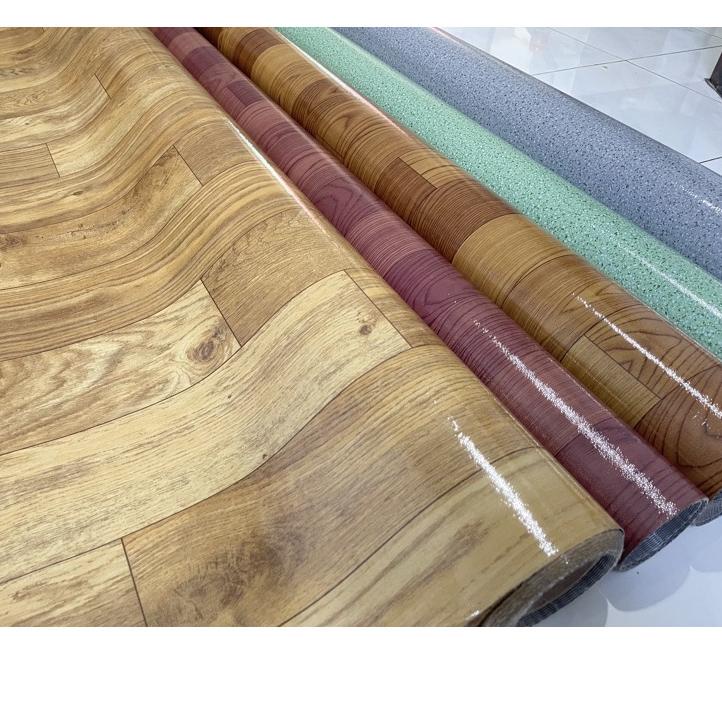 Terbagus.. KARPET VINYL LANTAI IMPORT MOTIF KAYU / MARMER PERLAK WALLPAPER KERAMIK LANTAI VINIL UNTU