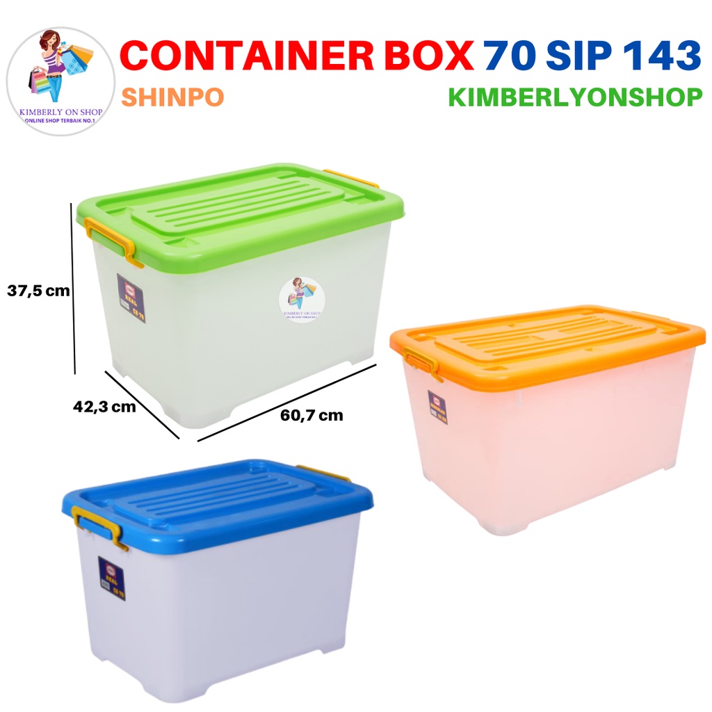 Box plastik utk menyimpan serbaguna container box Shinpo Real CB 70