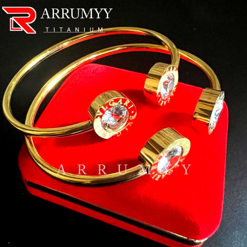 ARRUMYY gelang wanita titanium asli original anti karat