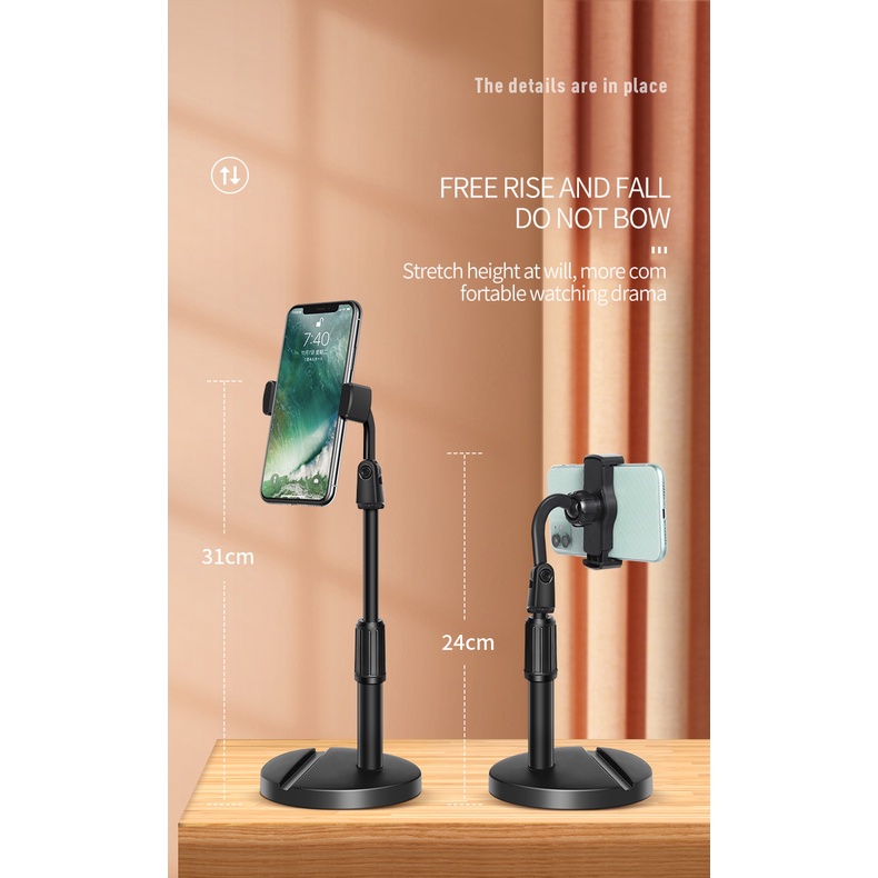 Holder HP Stand LIVE Stand Rotary Stand Zoom 360 Monopod/ Holder HP Multifungsi 20106