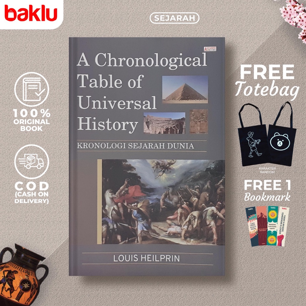 Jual Buku Kronologi Sejarah Dunia / Book A Chronological Table Of ...