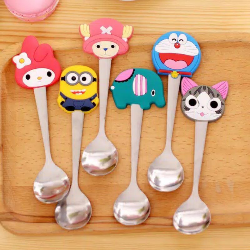 Sendok Teh Karakter / Sendok Kecil Karakter / Sendok Kecil Kartun Lucu Imut / Homeware