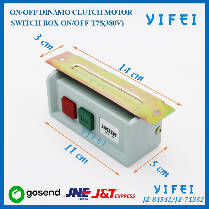 Saklar Switch On-Off Dinamo Besar Mesin Jahit Industri/YIFEI-84542