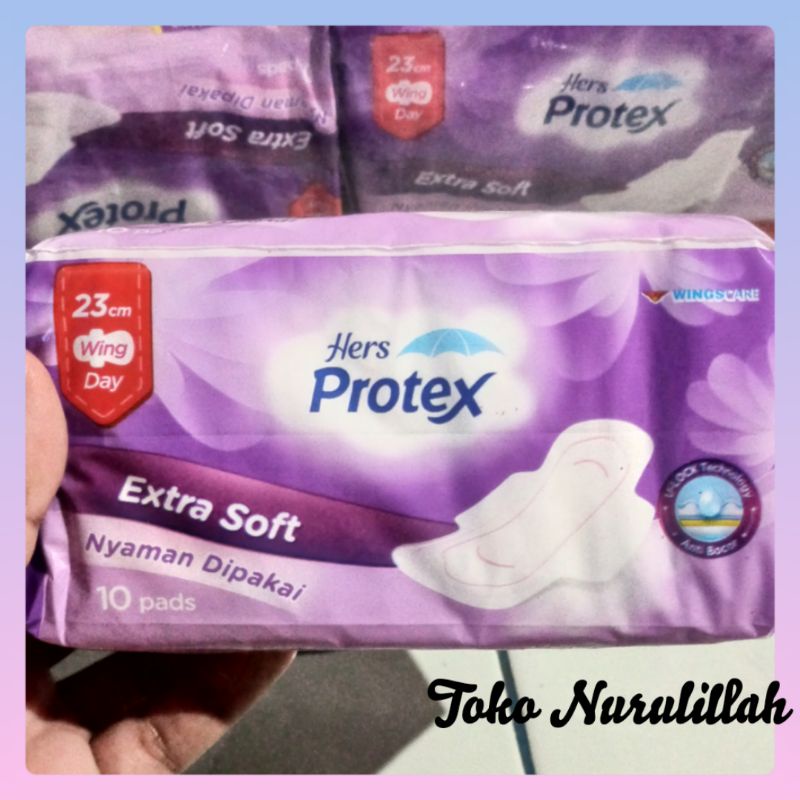 Hers Protex Wings Ungu dan Pink