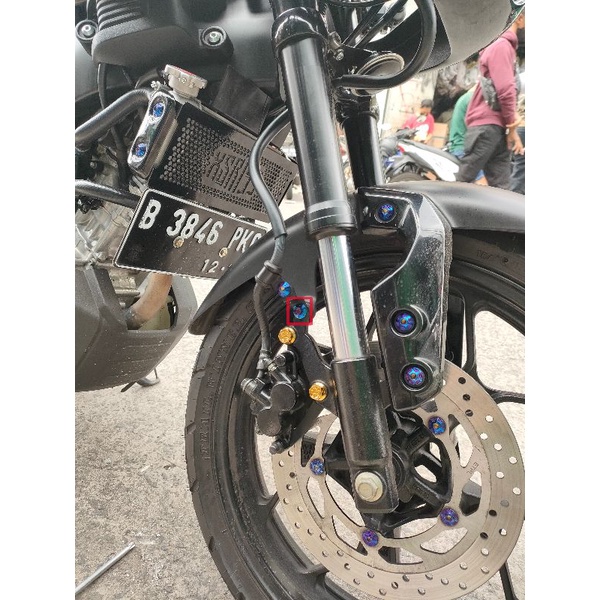 NACOM DV Baut Pegangan XSR (Kiri Kanan, Model Spyder)