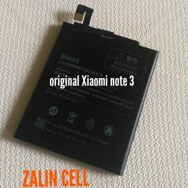 Baterai Xiaomi Redmi Note 3 Original