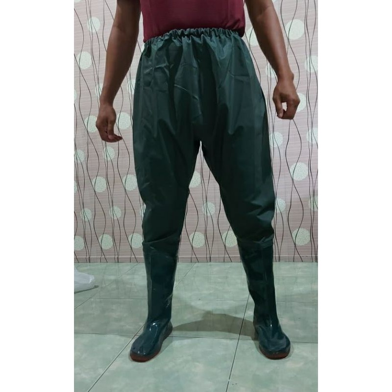 Sepatu Boots Celana 110cm Karet Petani Sawah Anti Lumpur dan Keong Harga Murah