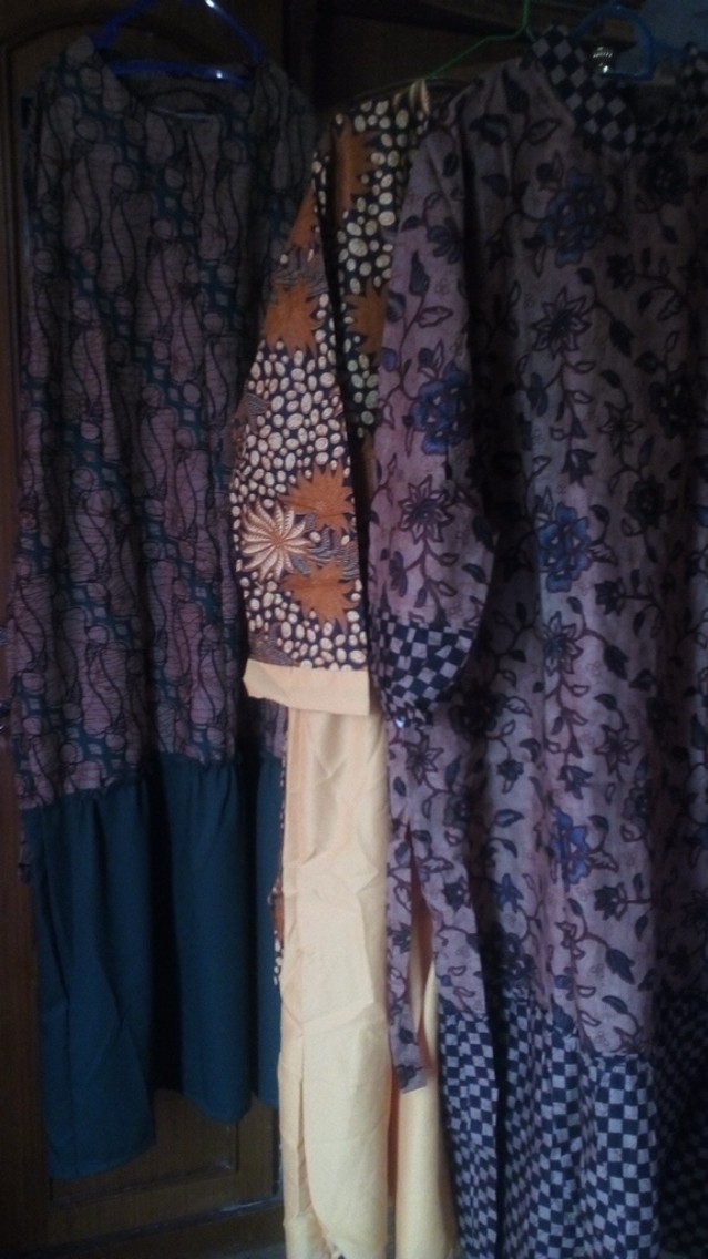 Gamis Batik Bisa Cod Padi Sekar Cantik Kubis Kipas Daun Berasan