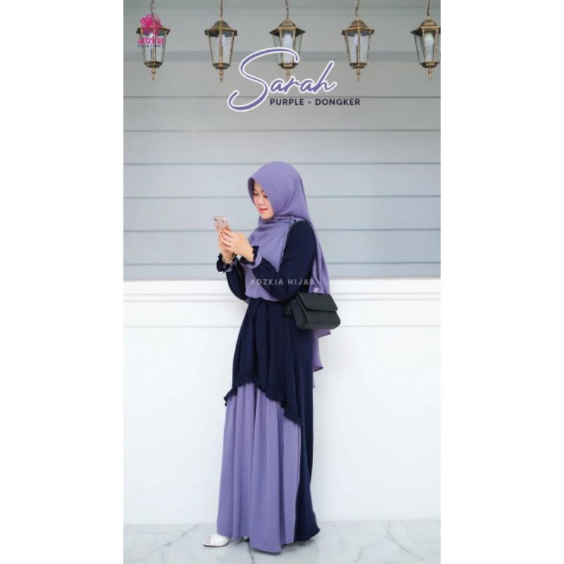 Sarah set syar'i, Original Adzkia Hijab syar'i