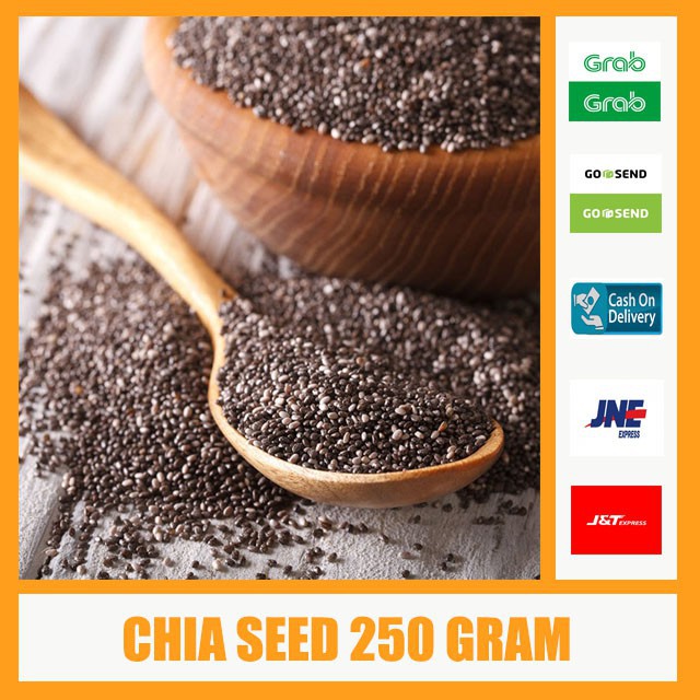 

Organic Black Chia Seeds Mexico 250 gram (Organic Chiaseed / Chia Seed) - Chia Seed