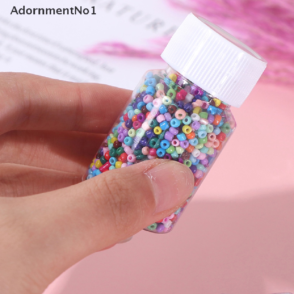 (AdornmentNo1) 3000pcs / Set Botol Kaca Kecil 2mm Untuk Membuat Perhiasan