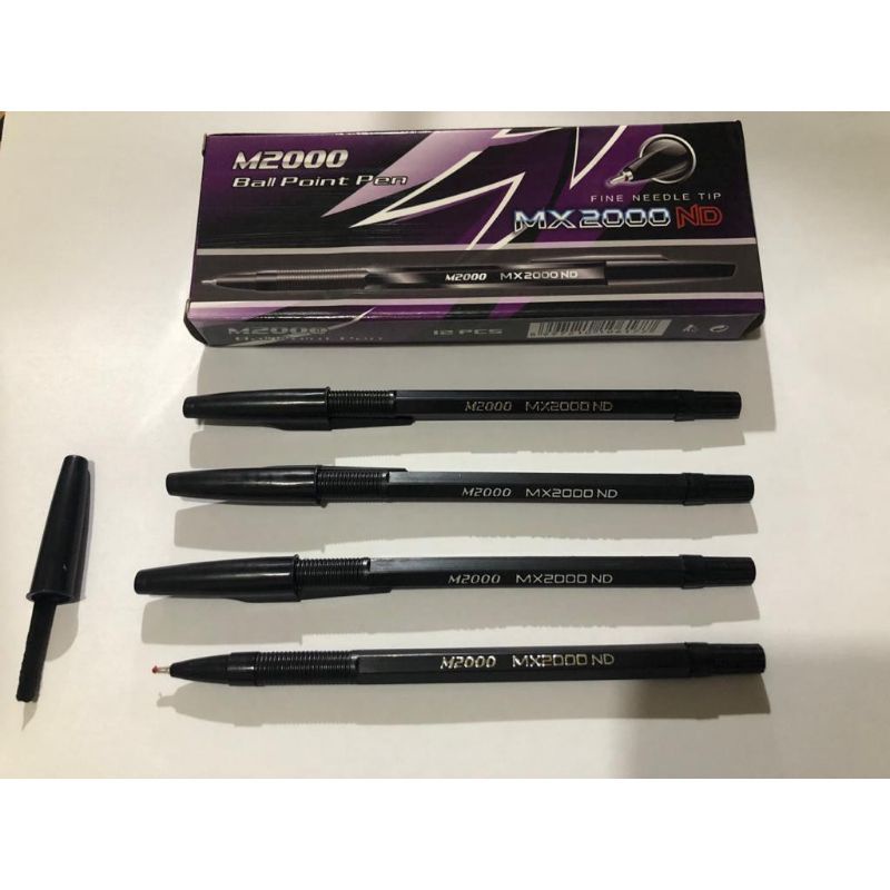 

pena pulpen tinta hitam 1 lusin