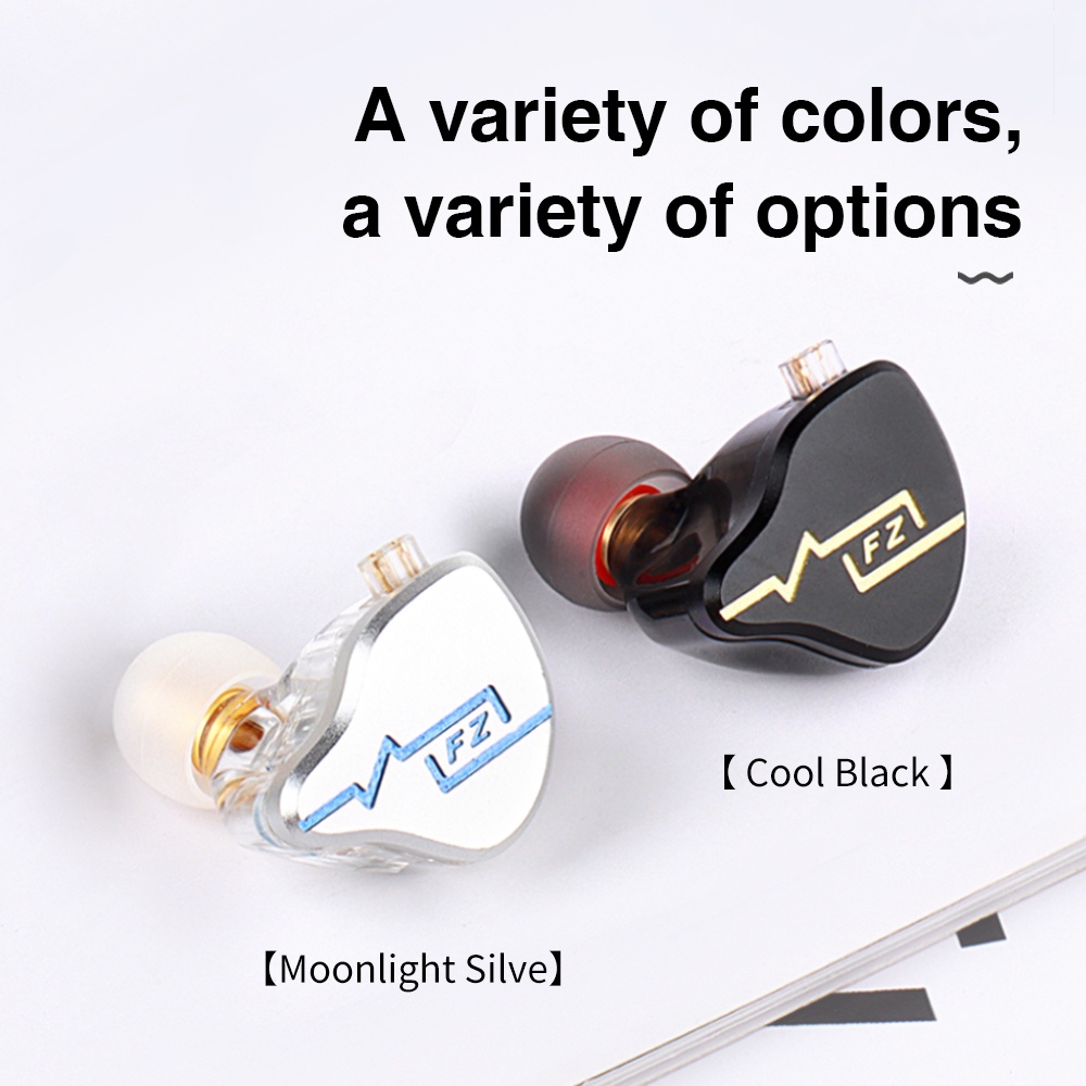 Fz Liberty Z1 Earphone In Ear Dinamis Bahan Metal Dengan Noise Canceling Untuk DJ IEM