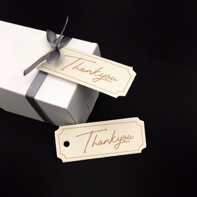 

Frame Vintage Thankyou Hangtag / Thank You Hang Tag Frame Design [1 pack isi 100pcs]