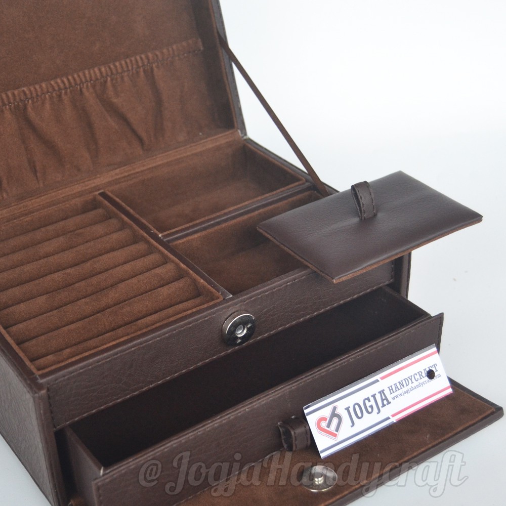 NEW!! Jewelry Box | Kotak Tempat Perhiasan &amp; Accesories Dark Brown