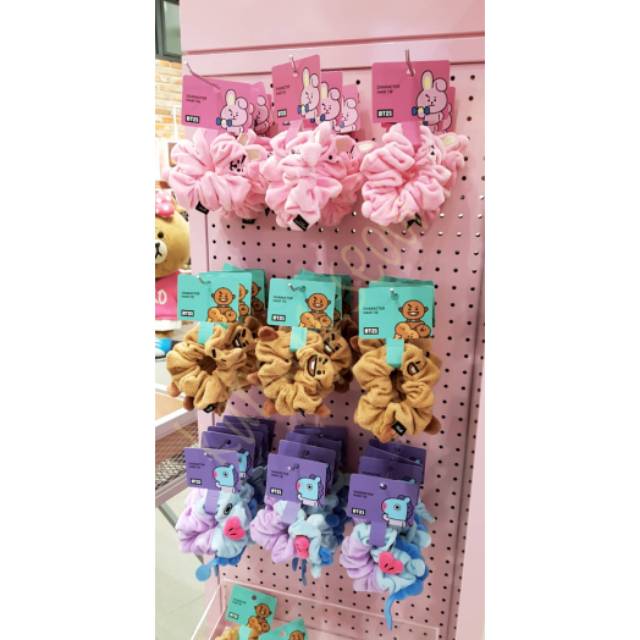 OFFICIAL BT21 SCRUNCHY HAIR TIE / KUNCIRAN OFFICIAL BT21 MURAH
