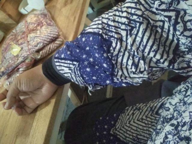 Gamis Batik Super Jumbo Brisby Hartnelly | Kancing Depan | Daster Jumbo