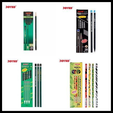 

Caramel | Pensil Joyko 2B/ Pencil Hitam/ Hijau/ Safari Lusinan Isi 12 Pensil
