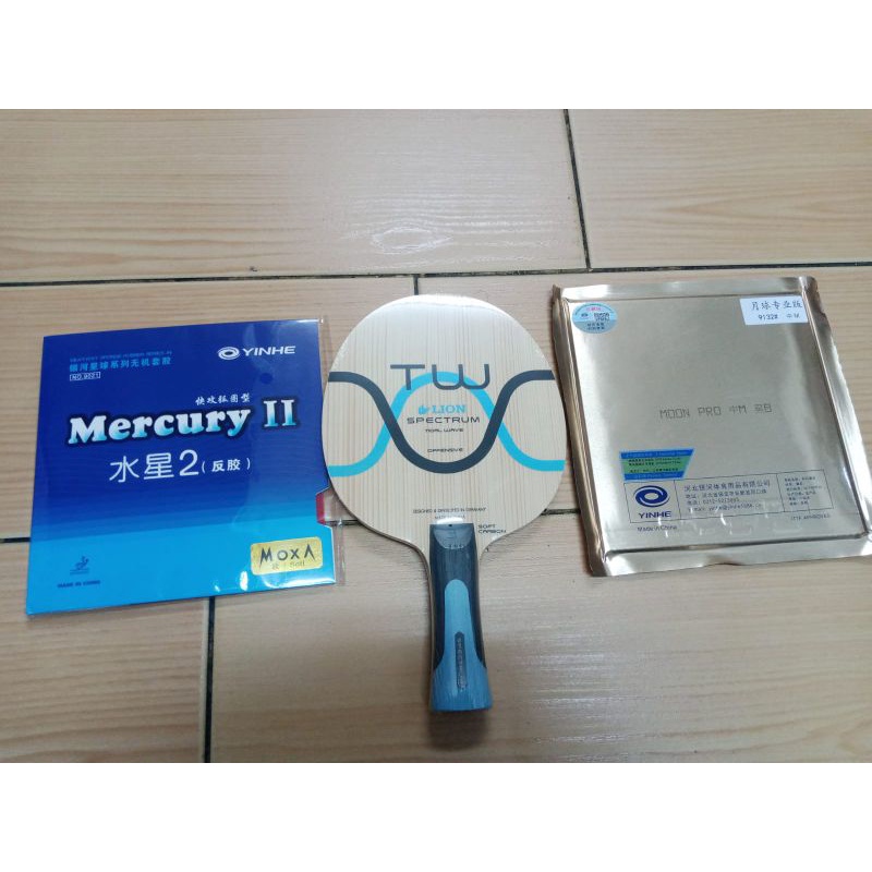 PAKET RAKITAN BET TENIS MEJA LION SPINERS 2 ORIGINAL