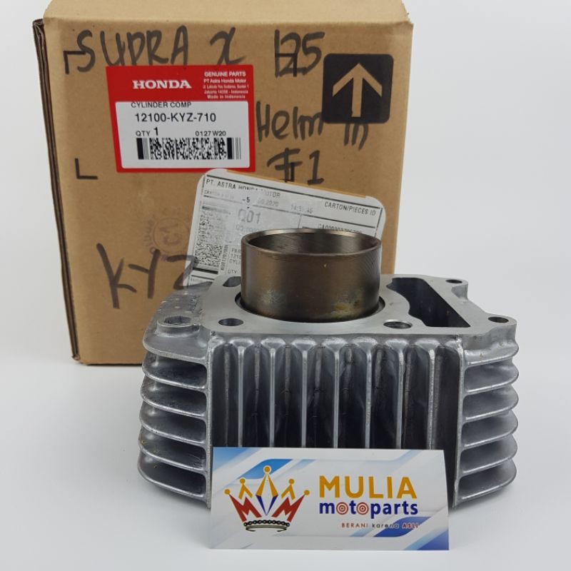 12100KYZ710 BLOCK BLOK SEHER SUPRA X 125 HELM IN FI, SURRA X 125 FI NEW 12100-KYZ-710 CYLINDER COMP 