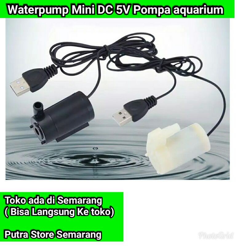 Waterpump usb Mini Power Usb Pompa air Mini Pompa aquarium DC 5V 0,3 Watt