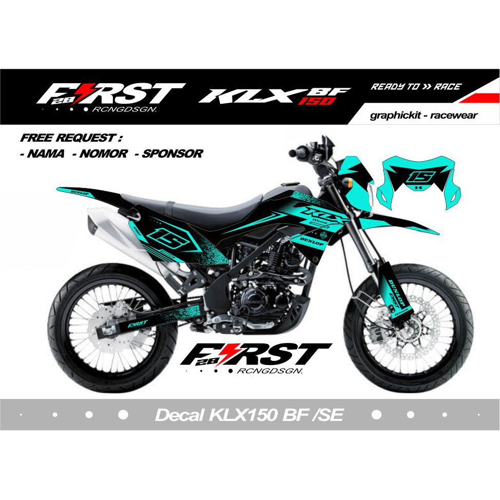 Decal KLX BF KLX BF SE 150 decal stiker