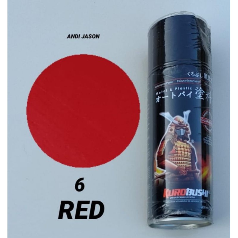 CAT SEMPROT SAMURAI PAINT 400CC NO 6 RED