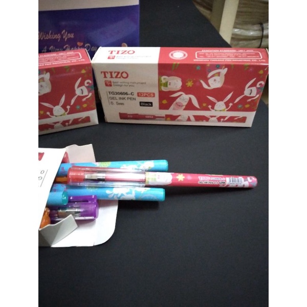 

Pulpen / Bolpen Gel Tizo 1 Lusin