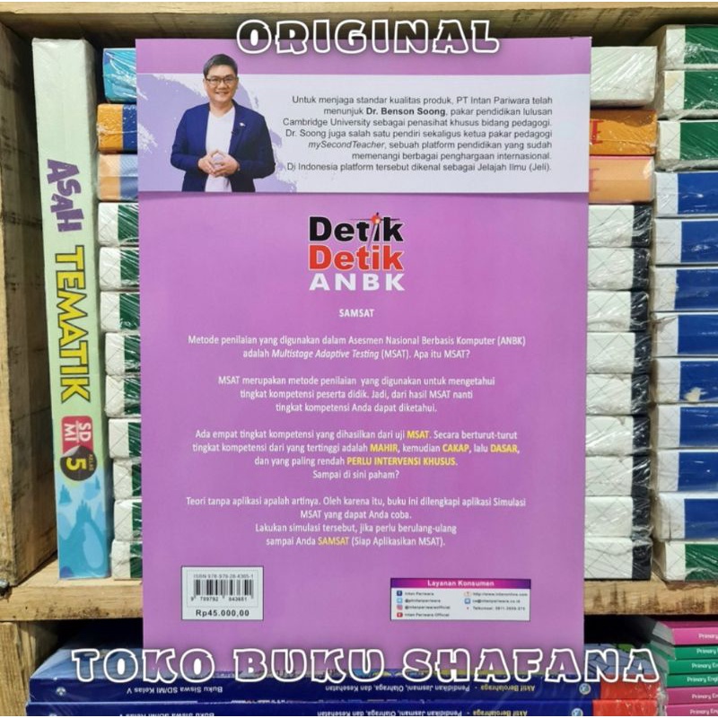 ORIGINAL PAKET BUKU DETIK DETIK ANBK UNTUK SMA/SMK AKM NUMERASI &amp; LITERASI INTAN PARIWARA