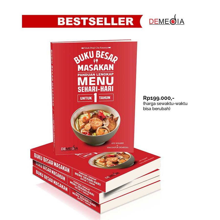 Buku Besar Masakan ; Panduan Lengkap Menu Sehari-hari Untuk 1 Tahun