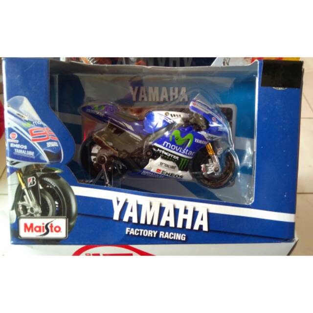 Diecast motogp Lorenzo 99 maisto yamaha yzr m1 2015 1:18