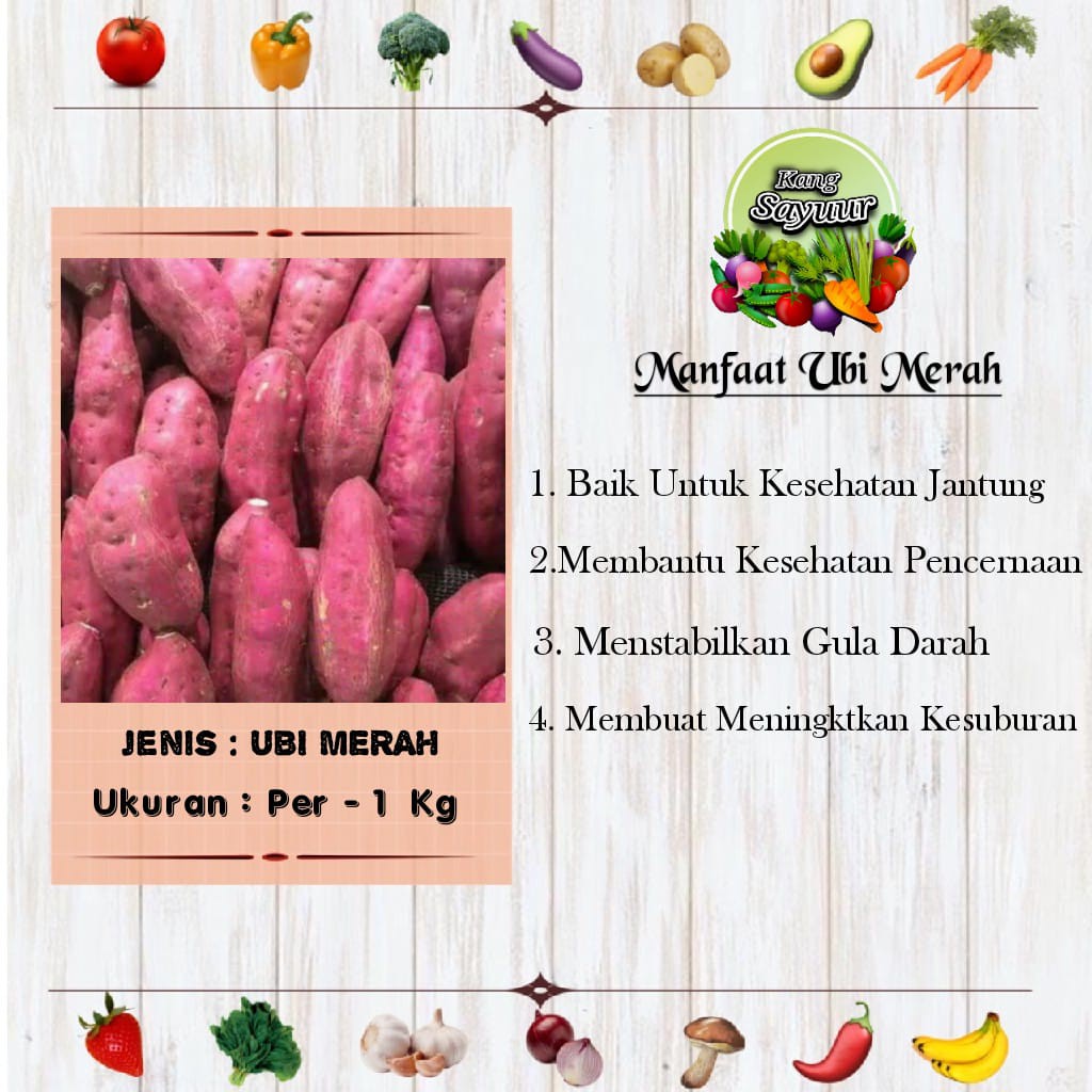 

UBI MERAH - (Per 1kg)