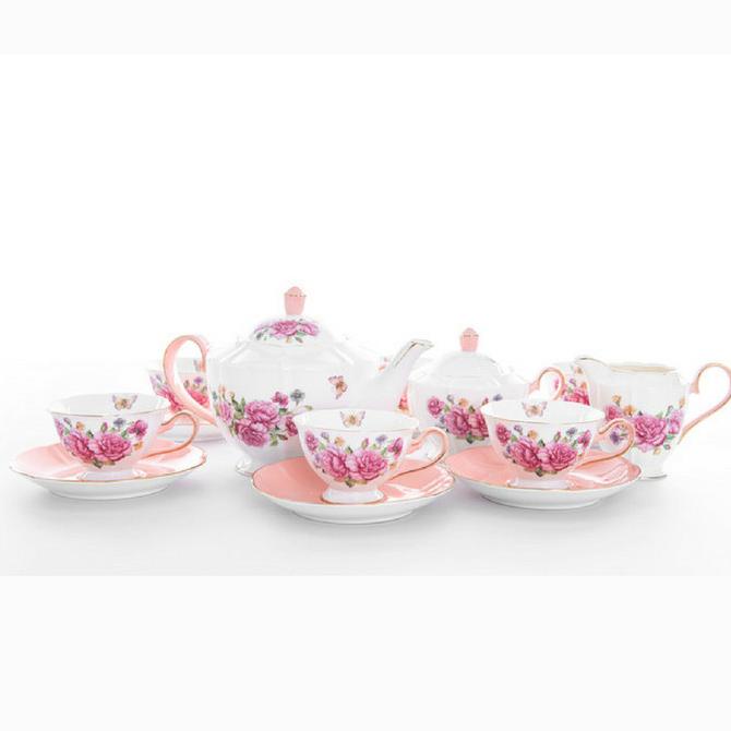 Tea set 17 PCS Capodimonte