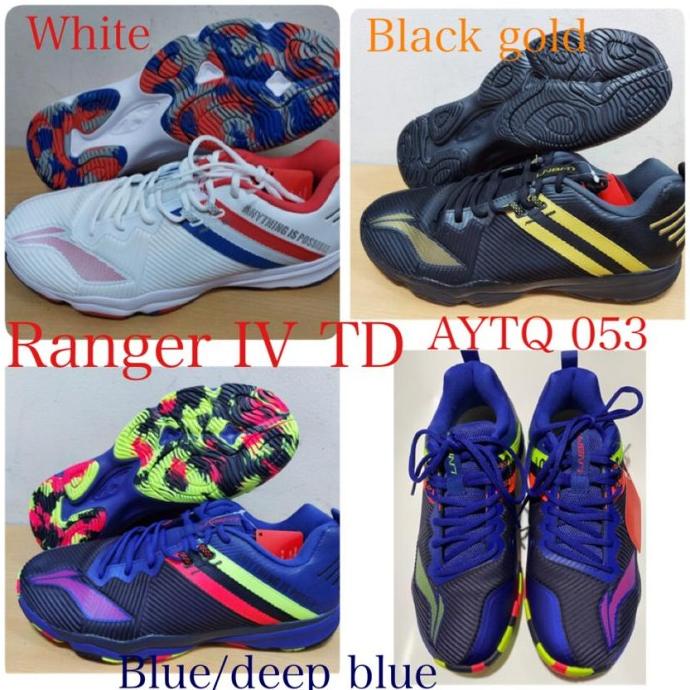 SEPATU BADMINTON BULUTANGKIS LINING RANGER IV TD AYTQ 053 ORIGINAL