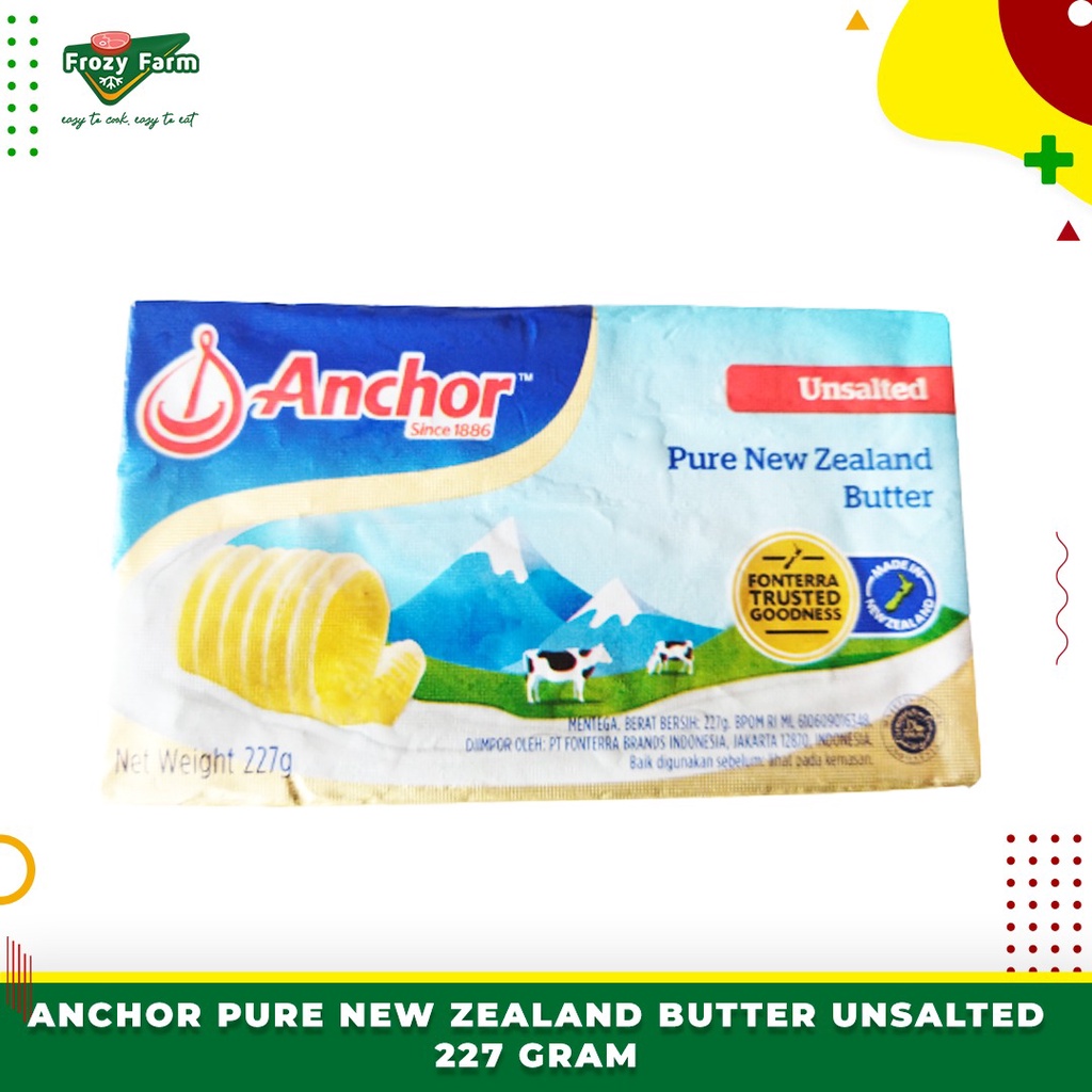 

Anchor Butter Unsalted 227 Gram